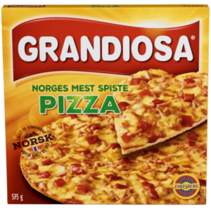 Grandiosa | Kalorier En eske med Grandiosa