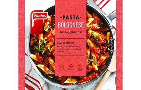 Findus Pasta Bolognese - Kalorier og næringsinnhold 