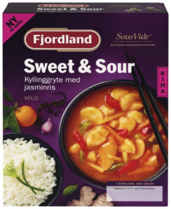 Fjordland Sweet and Sour | Kalorier En boks med Fjordland Sweet and Sour
