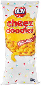 Cheez doodles | kalorier En liten pose cheez doodles