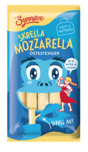 En pakke Mozzarella Ostestenger
