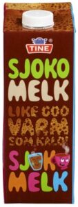 TINE Sjokolademelk En boks TINE Sjokolademelk