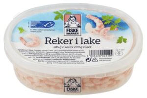Reker i lake | Kalorier En boks Reker i lake